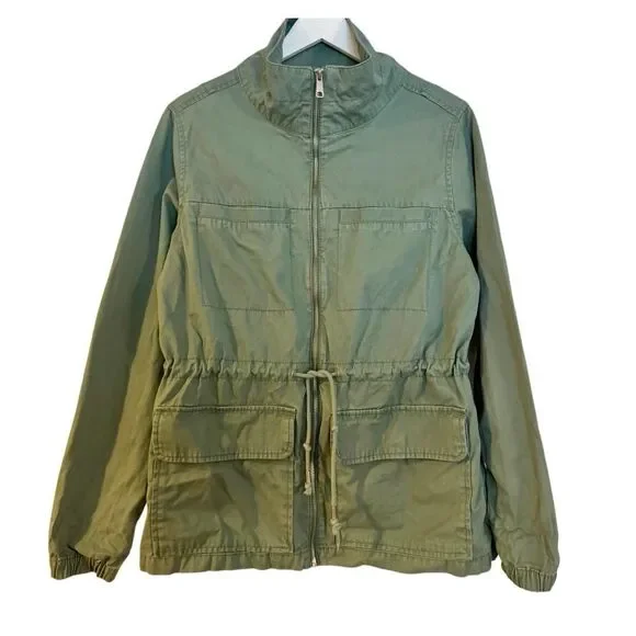 Old Navy green twill field jacket size large - Picture 8 of 8